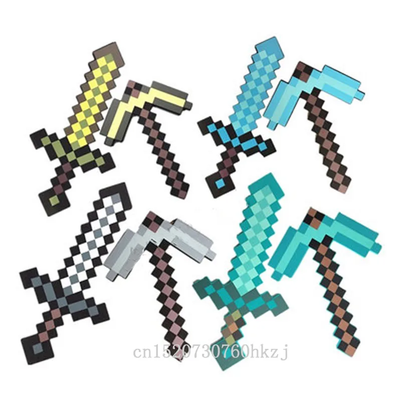 New Arrival Minecraft Sword Toys New Minecraft Blue Sword Pickax Foam Action Figures Toys Kids Toys Birthday Gifts
New Arrival Minecraft Sword Toys New Minecraft Blue Sword Pickax Foam Action Figures Toys Kids Toys Birthday Gifts