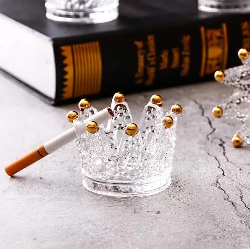 Portable multifunctonal crown shaped crystal glass ashtray cigarette ashtray cigar ashtray
Portable multifunctonal crown shaped crystal glass ashtray cigarette ashtray cigar ashtray