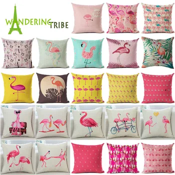 Pink Flamingo Cushion cover Cushions Home Decor Custom Linen Cushion Animal Pillowcase Decorative Outdoor Cushion covers 
Pink Flamingo Cushion cover Cushions Home Decor Custom Linen Cushion Animal Pillowcase Decorative Outdoor Cushion covers