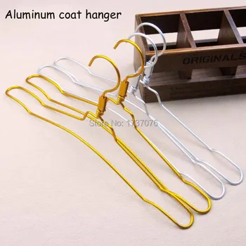 10pcs/lot High quality aluminum clothes hanger non slip Metal coat Hanger fashion design
10pcs/lot High quality aluminum clothes hanger non slip Metal coat Hanger fashion design