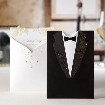 WISHMADE Wedding Invitations with Black&White Groom and Bride Invites Cards for Engagement Party Bridal Shower
WISHMADE Wedding Invitations with Black&White Groom and Bride Invites Cards for Engagement Party Bridal Shower