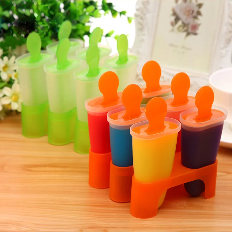 Popsicle Maker 4 6 8 Cells Summer Accessories Ice Cube Molds Lolly Mould DIY Ice Cream Mold Platsic Randomly Color Kitchen Tools
Popsicle Maker 4 6 8 Cells Summer Accessories Ice Cube Molds Lolly Mould DIY Ice Cream Mold Platsic Randomly Color Kitchen Tools