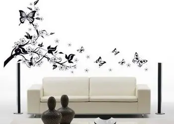 Beautiful Flower Vine Decal PVC Art Wall Sticker Bedroom Decor Girl Passiflora Papilio Waterproof Removable Black Butterfly
Beautiful Flower Vine Decal PVC Art Wall Sticker Bedroom Decor Girl Passiflora Papilio Waterproof Removable Black Butterfly