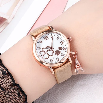WJ-8474 Lady Lucky Watches Fashion Rose Gold Student Lucky Watch Women Four-leaf Clover Dial Gift Wrist Watch Reloj de la suerte
WJ-8474 Lady Lucky Watches Fashion Rose Gold Student Lucky Watch Women Four-leaf Clover Dial Gift Wrist Watch Reloj de la suerte