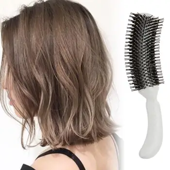 Women Hair Styling Comb Hair Scalp Massage Comb Round Teeth Wavy Roll Curly Straight Hair Brush Beauty Salon Hairdressing Tools
Women Hair Styling Comb Hair Scalp Massage Comb Round Teeth Wavy Roll Curly Straight Hair Brush Beauty Salon Hairdressing Tools