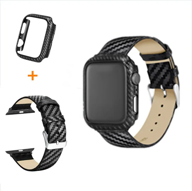 Genuine Leather Loop for Apple Watch Band 38mm 42mm 40mm 44mm Carbon Fibre Pattern Watchband Protective Case for iWatch 4 3 2 1
Genuine Leather Loop for Apple Watch Band 38mm 42mm 40mm 44mm Carbon Fibre Pattern Watchband Protective Case for iWatch 4 3 2 1