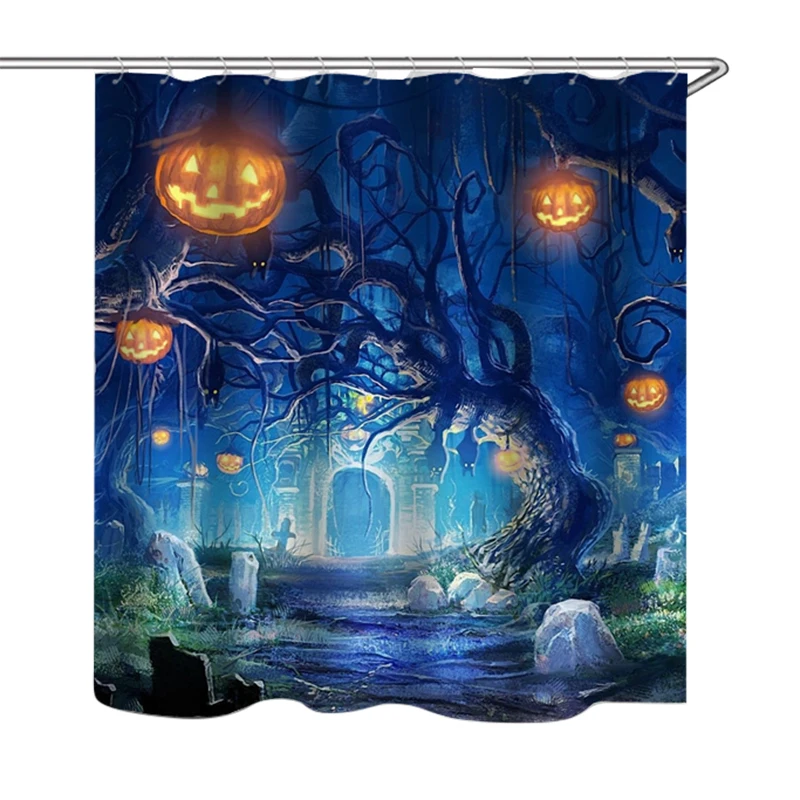 1PCs Halloween Castle Curtain Waterproof Curtain Mixed Color 3D Digital Print Horror Moisture-proof Bathroom Curtains
1PCs Halloween Castle Curtain Waterproof Curtain Mixed Color 3D Digital Print Horror Moisture-proof Bathroom Curtains