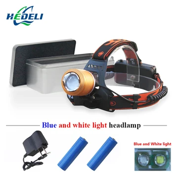 Blu-ray or white light 2 x cree led headlamp rechargeable headlight fishing lamp head torch flashlight forehead 18650 battery
Blu-ray or white light 2 x cree led headlamp rechargeable headlight fishing lamp head torch flashlight forehead 18650 battery