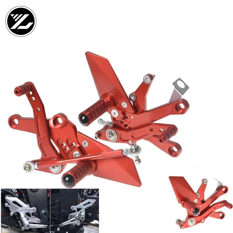 Motorcycle Accessories for CNC Aluminum Adjustable Motor Rearsets Rear Set Foot Pegs Pedal Footrest For KAWASAKI Ninja 400 Z400
Motorcycle Accessories for CNC Aluminum Adjustable Motor Rearsets Rear Set Foot Pegs Pedal Footrest For KAWASAKI Ninja 400 Z400