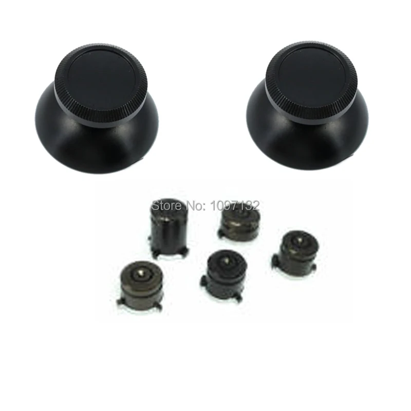 Aluminium Alloy Metal Joystick Mushroom Caps 9mm Bullet Shape Button set for Xbox Onexboone Controller Gamepad (8)