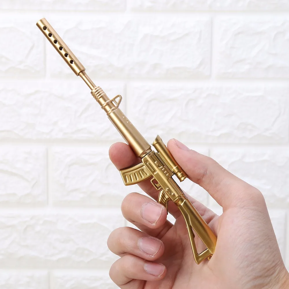 1pc 0.38mm Novelty Gel Pen Gold Gun Shape Ballpoint Pens Office School Supply Stationery Gift for Children Student C26
1pc 0.38mm Novelty Gel Pen Gold Gun Shape Ballpoint Pens Office School Supply Stationery Gift for Children Student C26