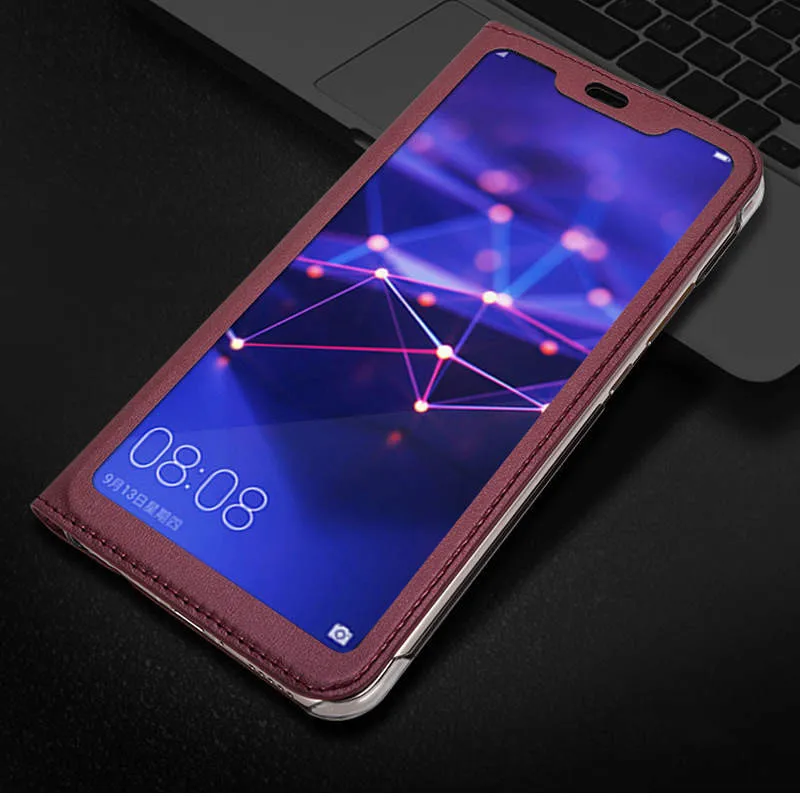 Smart Case for Xiaomi Redmi 5 Case Full View Window PU Leather Flip Cover Funda Case for Xiaomi Redmi 5 Plus Protective Cases 09