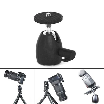 Mini Ball Head Tripod Head DSLR DV Camera 360 Swivel Ballhead 1/4