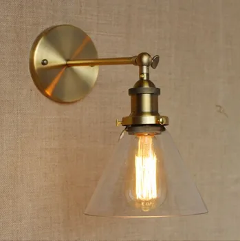 American Industrial Loft Wall Lamps with Glass Lampshade Edison Wall Sconce Lights for Home Lighting Study Room Decoration
American Industrial Loft Wall Lamps with Glass Lampshade Edison Wall Sconce Lights for Home Lighting Study Room Decoration