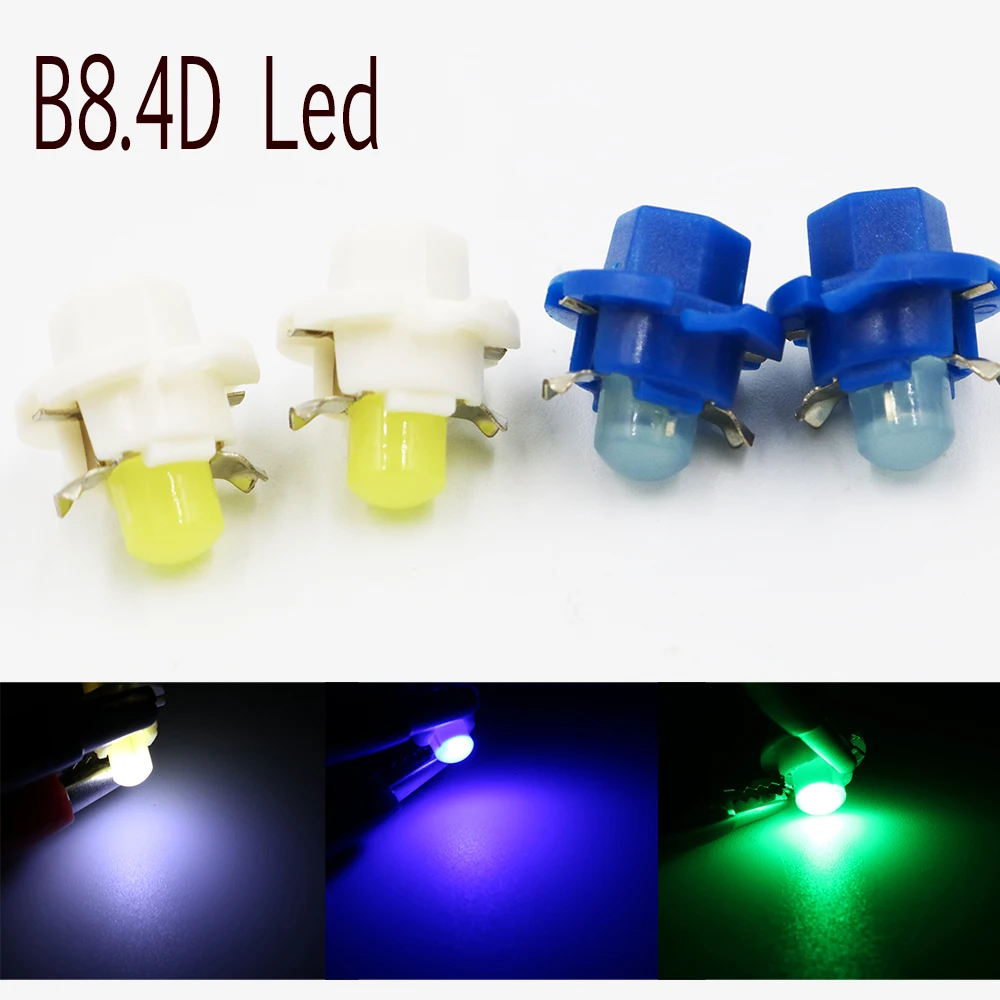 YSY 50PCS B8.4 Led car auto 1 SMD T5 Lamp Car Instrument Dash dashboard Light Instrument panel Signal Bulb White Blue Yellow
YSY 50PCS B8.4 Led car auto 1 SMD T5 Lamp Car Instrument Dash dashboard Light Instrument panel Signal Bulb White Blue Yellow