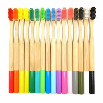 16 Colors Bamboo Toothbrush Natural Charcoal Fiber Eco-friendly Soft Bristle Tooth Brush Oral Care
16 Colors Bamboo Toothbrush Natural Charcoal Fiber Eco-friendly Soft Bristle Tooth Brush Oral Care