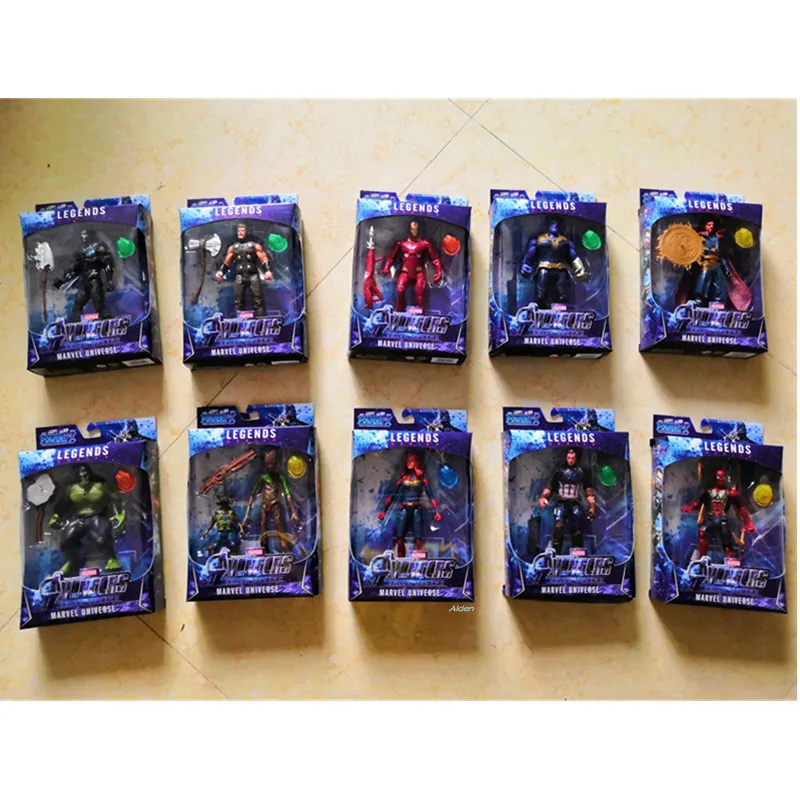 Avengers: Endgame Superher Captain America Hulk Thanos With LED Light Captain Marvel Plastic Action Figure Toy BOX 17CM Z1635
Avengers: Endgame Superher Captain America Hulk Thanos With LED Light Captain Marvel Plastic Action Figure Toy BOX 17CM Z1635