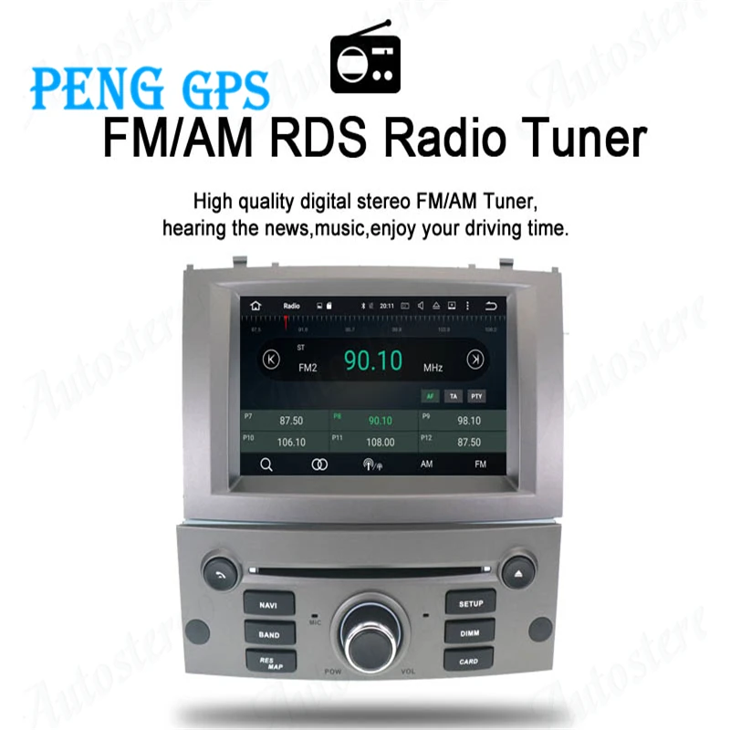 Android 9.0 Car DVD player Tape Recoder GPS Navigation for Peugeot 407 2004-2010 Car Head Unit Multimedia Player Radio Tape
Android 9.0 Car DVD player Tape Recoder GPS Navigation for Peugeot 407 2004-2010 Car Head Unit Multimedia Player Radio Tape