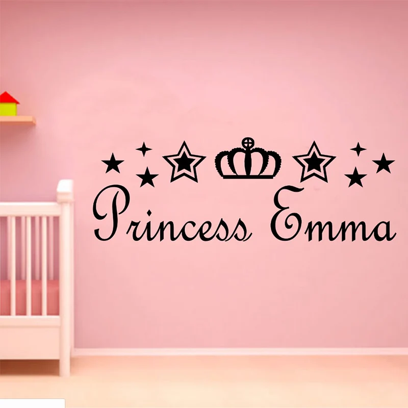 CUSTOMIZED PERSONALISED NAME PRINCESS WALL ART STICKER FOR GIRLS BEDROOM DECORATION
CUSTOMIZED PERSONALISED NAME PRINCESS WALL ART STICKER FOR GIRLS BEDROOM DECORATION