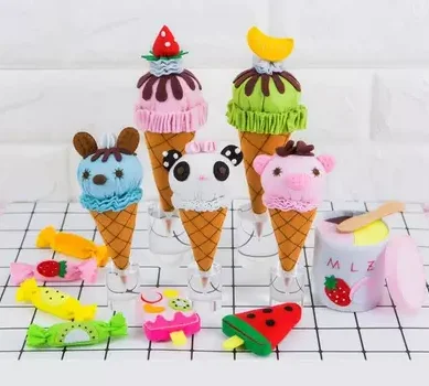Ice cream candy ice cream sweet tube Fabric Felt kit Non-woven cloth Craft DIY Sew Felt Handwork Material DIY needlework supplie
Ice cream candy ice cream sweet tube Fabric Felt kit Non-woven cloth Craft DIY Sew Felt Handwork Material DIY needlework supplie