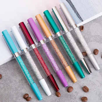Luxury Crystal Diamond Ballpoint Pen Colours Metal Roller Ball Pen For Writing Gift Stationery Signature Office School Supplies
Luxury Crystal Diamond Ballpoint Pen Colours Metal Roller Ball Pen For Writing Gift Stationery Signature Office School Supplies