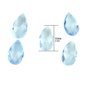 Light Blue 50mm 200pcs Chandelier Glass Crystals Almond Teardrop Lamp Prisms Parts Hanging Drops Pendants
Light Blue 50mm 200pcs Chandelier Glass Crystals Almond Teardrop Lamp Prisms Parts Hanging Drops Pendants