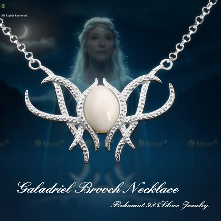 The Hobbit Television S925 Sliver Necklace Elegance Queen Pendant Necklace LOTR Jewelry Gift for Women Girls Gift
The Hobbit Television S925 Sliver Necklace Elegance Queen Pendant Necklace LOTR Jewelry Gift for Women Girls Gift