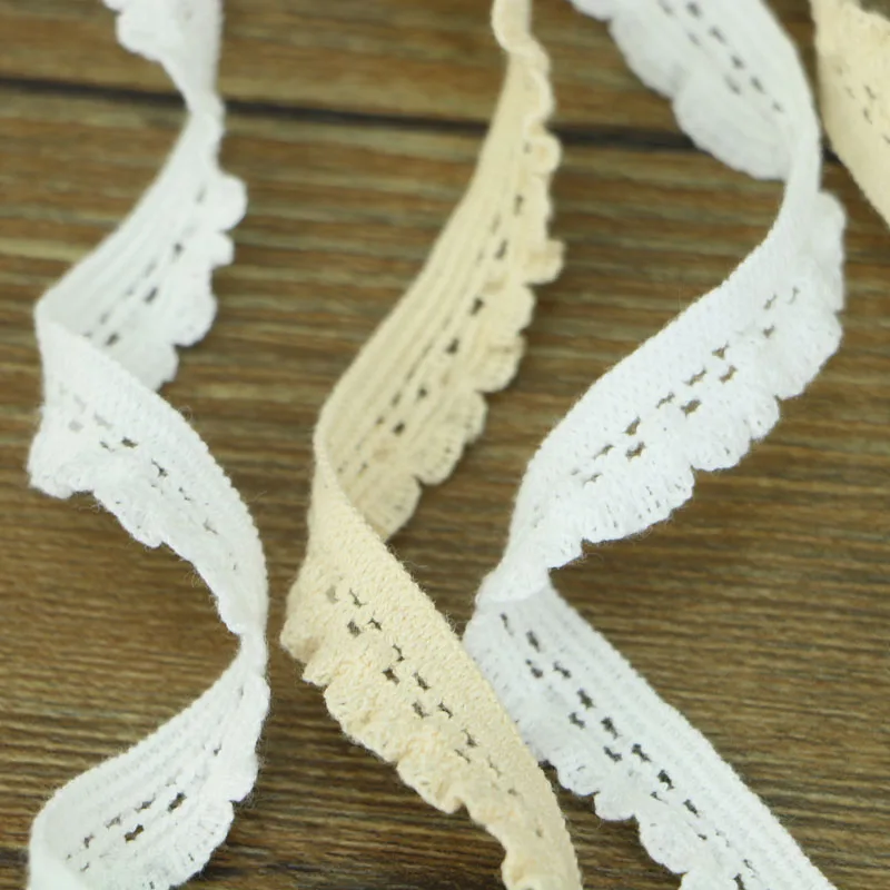 5 yards / a lot of knitted cotton stretch lace ribbon beige, white, DIY handmade accessories, craft gift packaging / children's
5 yards / a lot of knitted cotton stretch lace ribbon beige, white, DIY handmade accessories, craft gift packaging / children's