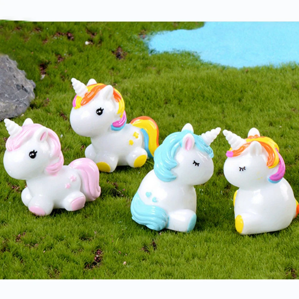 2pcs Adorable Mini Unicorn Miniature Fairy Garden Figurine Ornament for Dollhouse Micro Landscape Terrarium Lawn Plant Pot Decor
2pcs Adorable Mini Unicorn Miniature Fairy Garden Figurine Ornament for Dollhouse Micro Landscape Terrarium Lawn Plant Pot Decor