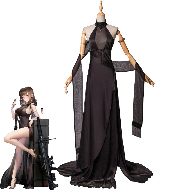 Game Girls Frontline DSR-50 Cosplay Costume Adult Sexy Dress Black Deluxe Full Dress Halloween Carnival Uniforms Custom Made
Game Girls Frontline DSR-50 Cosplay Costume Adult Sexy Dress Black Deluxe Full Dress Halloween Carnival Uniforms Custom Made