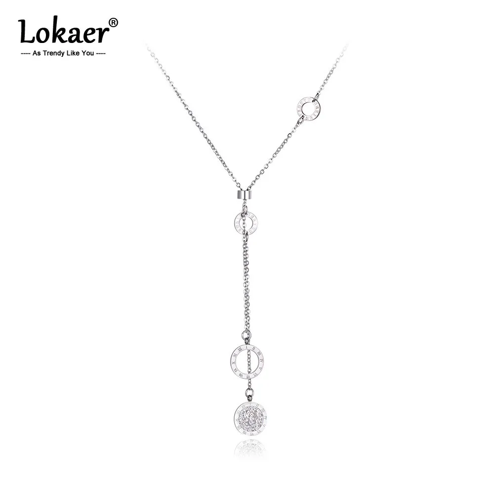 Lokaer Original Design Bohemia Style Roman Numerals Charm Necklaces Jewelry CZ Crystal Pendant Chain Necklace For Women N19082
Lokaer Original Design Bohemia Style Roman Numerals Charm Necklaces Jewelry CZ Crystal Pendant Chain Necklace For Women N19082