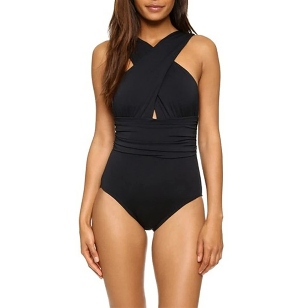 One Piece Swimsuit Summer Women's One Piece Swimsuits Front Cross Backless V Neck Swimwear Ruffle Bathing Suits
One Piece Swimsuit Summer Women's One Piece Swimsuits Front Cross Backless V Neck Swimwear Ruffle Bathing Suits