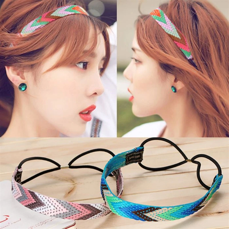 M MISM Girl New Ethnic Style Scrunchy Headband High Quality Hair Accessory for Women Embroidery Braid Stripe Head Wrap Headwear
M MISM Girl New Ethnic Style Scrunchy Headband High Quality Hair Accessory for Women Embroidery Braid Stripe Head Wrap Headwear