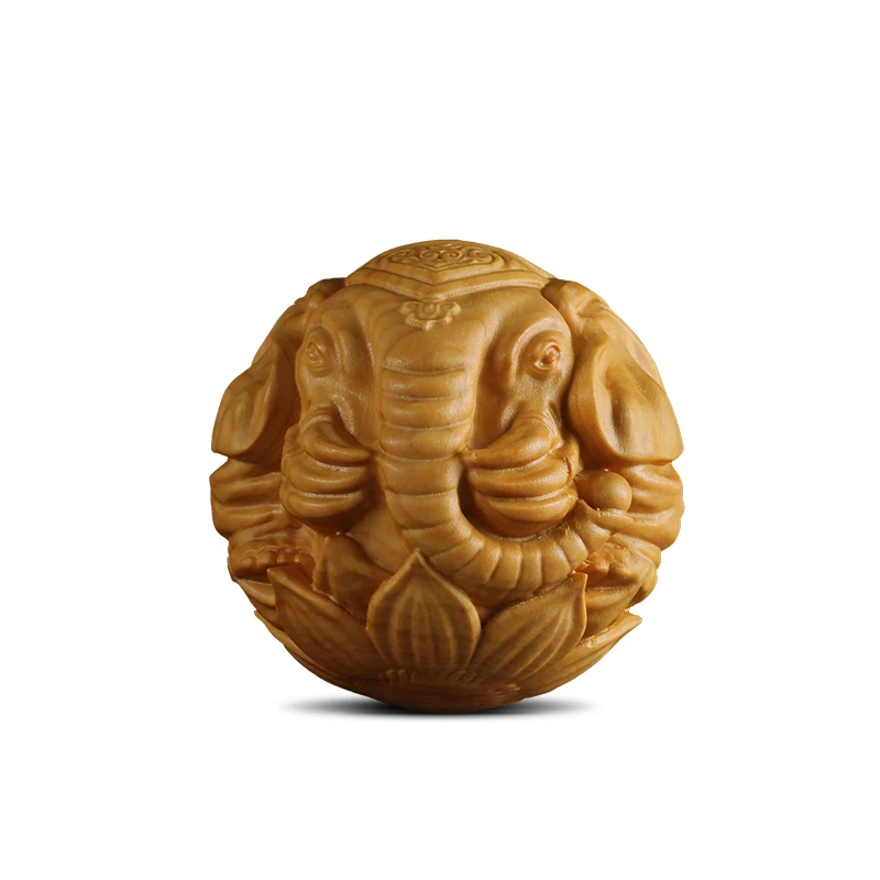 Handmade Solid Wood Elephant Ball Stress Reliever Ball Finger Exercise Toys Statues For Decoration
Handmade Solid Wood Elephant Ball Stress Reliever Ball Finger Exercise Toys Statues For Decoration