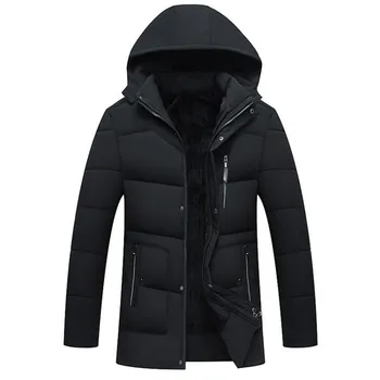 2018 New Men's jacket plus velvet thick men's cotton coat winter middle-aged wear down cotton padded clothes Hooded
2018 New Men's jacket plus velvet thick men's cotton coat winter middle-aged wear down cotton padded clothes Hooded