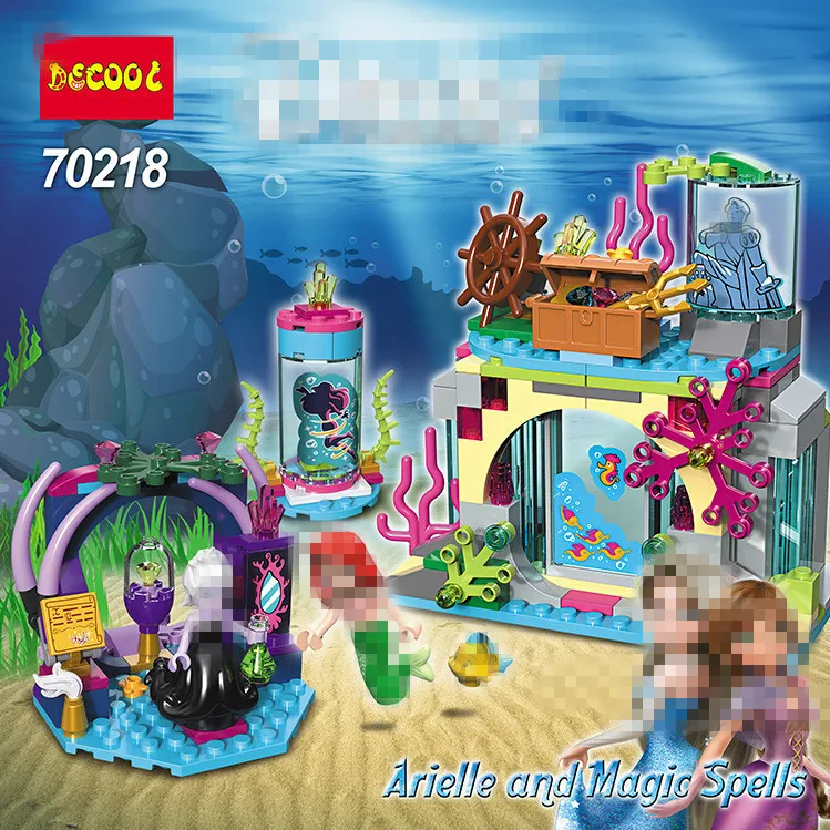 DECOOL Friends Ariel and the Magical Spell Building Blocks Sets Bricks Classic Girl Kids Model Toys Marvel Compatible Legoings
DECOOL Friends Ariel and the Magical Spell Building Blocks Sets Bricks Classic Girl Kids Model Toys Marvel Compatible Legoings