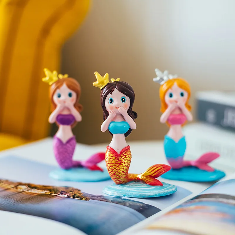 Mermaid Princess Resin Craft Cartoon Decoration Decorative Miniature Doll Fairy Cake Ornaments Home Mini Garden DIY Accessories
Mermaid Princess Resin Craft Cartoon Decoration Decorative Miniature Doll Fairy Cake Ornaments Home Mini Garden DIY Accessories