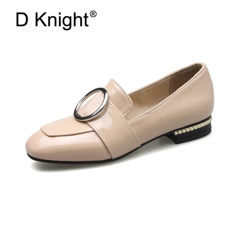 Fashion Patent Round Toe Slip-on Women Loafers Sweet Buckle Strap Flats For Women Ladies Casual Flat Shoes Size 34-46 Beige Red
Fashion Patent Round Toe Slip-on Women Loafers Sweet Buckle Strap Flats For Women Ladies Casual Flat Shoes Size 34-46 Beige Red