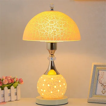 Simple Modern Table Lamp Bedroom Bedside Lamp Romantic Warm European Glass Ceramic Table Llight Decoration Gifts DecoTafellamp
Simple Modern Table Lamp Bedroom Bedside Lamp Romantic Warm European Glass Ceramic Table Llight Decoration Gifts DecoTafellamp
