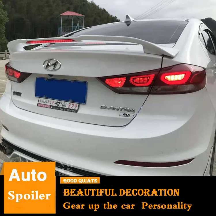 Fit For 2016 2017 2018 Hyundai Elantra Spoiler With brake lights Sport ABS Material Black Car Rear Wing Trunk Rear Spoiler
Fit For 2016 2017 2018 Hyundai Elantra Spoiler With brake lights Sport ABS Material Black Car Rear Wing Trunk Rear Spoiler