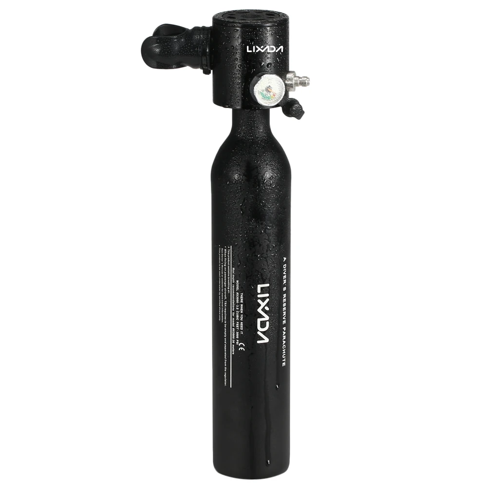 LIXADA 0.5L Scuba Oxygen Cylinder Diving Air Tank Scuba Regulator Diving Respirator with Gauge Snorkeling Breathing Equipment
LIXADA 0.5L Scuba Oxygen Cylinder Diving Air Tank Scuba Regulator Diving Respirator with Gauge Snorkeling Breathing Equipment