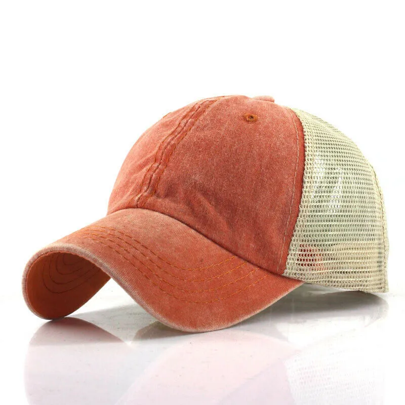 Unisex Summer Adjustable Baseball Hat Fashion Mesh Net Trucker Ponytail Baseball Cap Women Men Girls Hat UV Protection Sun Hats
Unisex Summer Adjustable Baseball Hat Fashion Mesh Net Trucker Ponytail Baseball Cap Women Men Girls Hat UV Protection Sun Hats