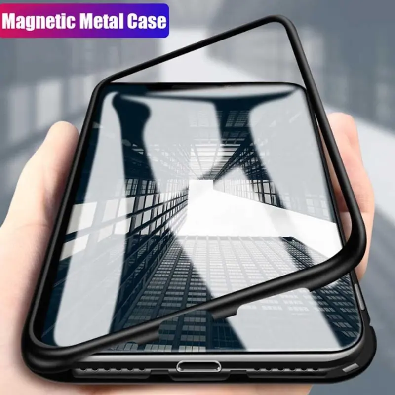 Amzdeal Magnetic Case for iPhone X/XS XR XSMax 7Plus 8Plus Metal Tempered Glass Back Magnet Cases Cover for iPhone 7 8 6 6S Case
Amzdeal Magnetic Case for iPhone X/XS XR XSMax 7Plus 8Plus Metal Tempered Glass Back Magnet Cases Cover for iPhone 7 8 6 6S Case