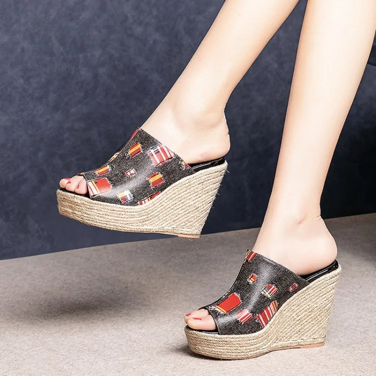 MLJUESE 2019 women slippers Soft Cow leather Summer Rome style mixed colors open toe beaches platform wedges sandals party
MLJUESE 2019 women slippers Soft Cow leather Summer Rome style mixed colors open toe beaches platform wedges sandals party