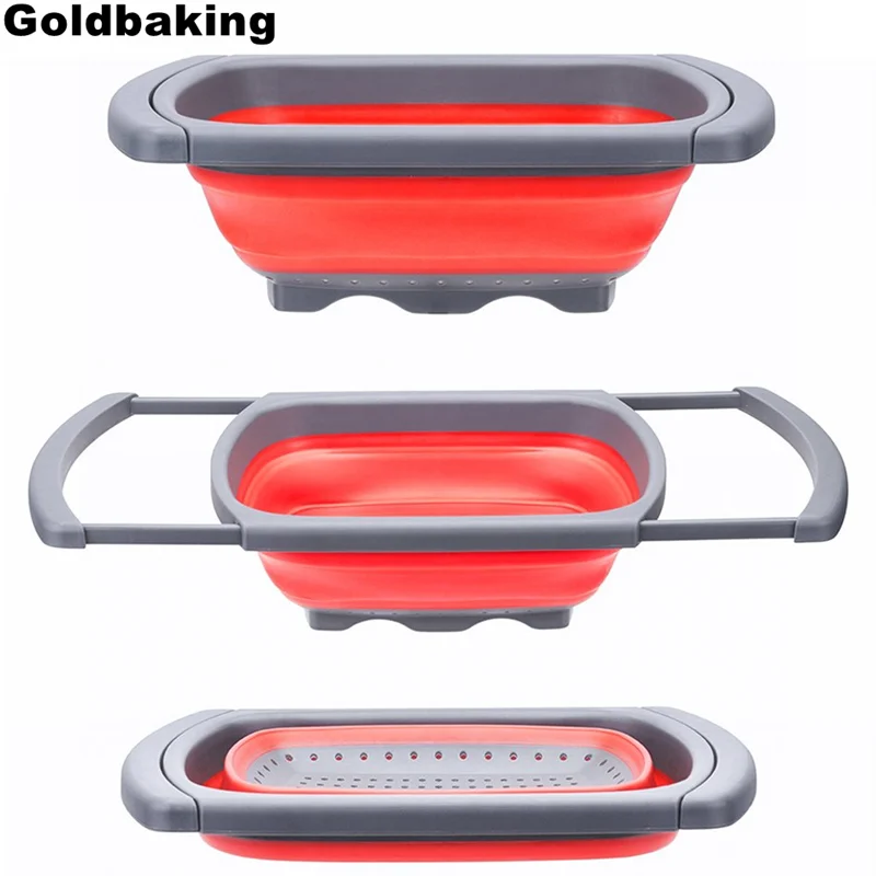 Silicone Kitchen Collapsible Colander Over The Sink Strainer With Steady Base For Standing 6-quart Capacity
Silicone Kitchen Collapsible Colander Over The Sink Strainer With Steady Base For Standing 6-quart Capacity