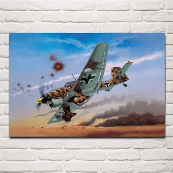 Military Junkers Ju 87 retro aircraft fighter living room decoration home art decor wood frame fabric poster KF856
Military Junkers Ju 87 retro aircraft fighter living room decoration home art decor wood frame fabric poster KF856
