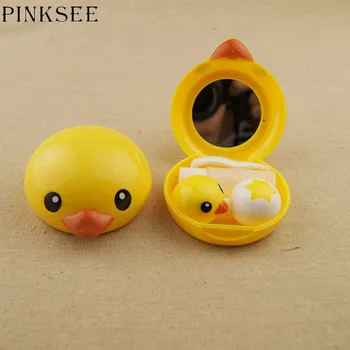 PINKSEE Jewelry Accessories Cute Cartoon Travel Contact Lens Case Yellow Duck Travel Glasses Plastic Contact Lenses Box
PINKSEE Jewelry Accessories Cute Cartoon Travel Contact Lens Case Yellow Duck Travel Glasses Plastic Contact Lenses Box