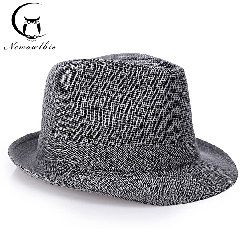 

England Retro Gentlemen Top Jazz Hats for Men Panama Cap 4 Size 57 58 59 60CM New Fashion Women Men Sunhat Gentleman Panama Hat