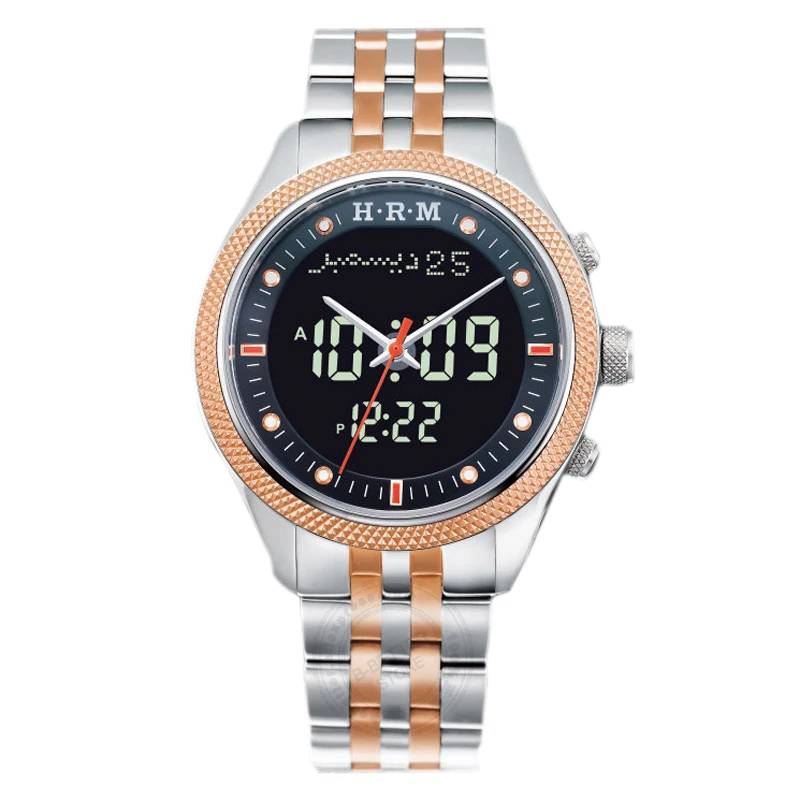 Harameen Deluxe Watch 6501 Muslim Azhan Clock with automatic Qibala 32mm Stainless steel Lifetime waterproof
Harameen Deluxe Watch 6501 Muslim Azhan Clock with automatic Qibala 32mm Stainless steel Lifetime waterproof