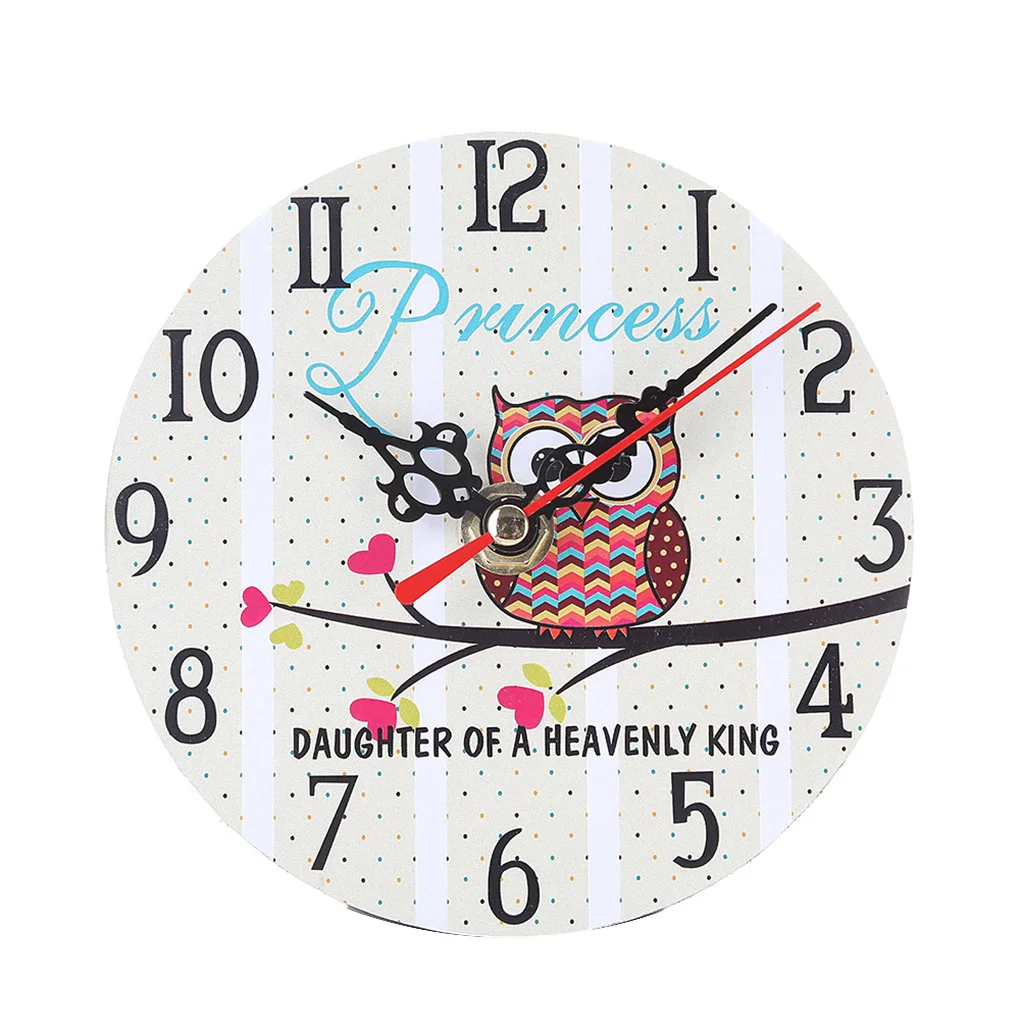 New Cartoon Owl Style Wall Clock Silent Round Wooden Wall Watch Living Room Bedroom Home Decoration Accessory Christmas Gifts
New Cartoon Owl Style Wall Clock Silent Round Wooden Wall Watch Living Room Bedroom Home Decoration Accessory Christmas Gifts